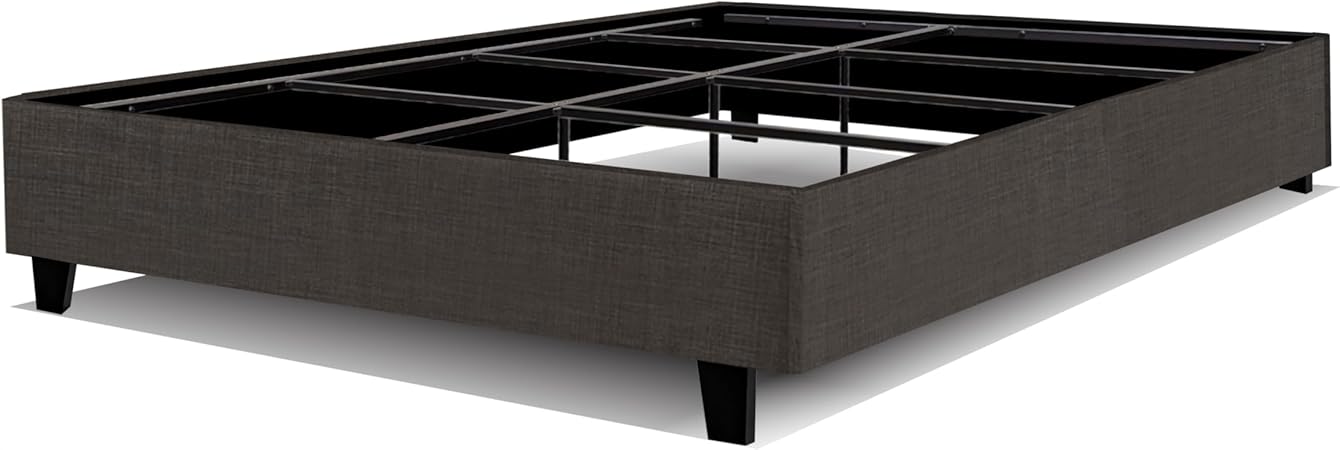 Modnova 14 Inch California King Bed Frame in Grey Fabric Modnova 14 Inch California King Bed Frame in Grey Fabric