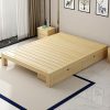 Julyfox Queen Size Bed Frame with Storage and Heavy Duty Headboard 3