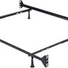 Hillsdale White Metal Bed Frame for Twin and Full Size Rooms