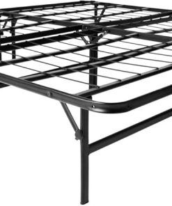 Foldable Bed Base Platform Frame and Box Spring Twin XL Strong Support 2