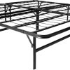 Foldable Bed Base Platform Frame and Box Spring Twin XL Strong Support