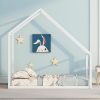 Metal House Bed Frame for Kids – Versatile Bedroom Playhouse Design