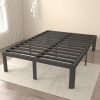 Twin Size Bed Frame with Desk and Storage for Small Spaces White 3