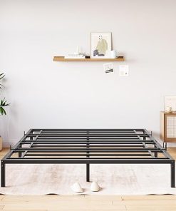 Sturdy Metal Bed Frame No Box Spring Required Easy Assembly 10 Inch