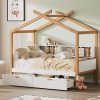 Modern Velvet Beige Twin Daybed with Storage for Living Room 4
