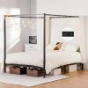 IMUsee 18inch Queen Metal Platform Bed Frame with Storage and Sturdy Support 4