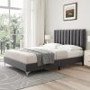 Luna Metal Modern Bed Frame with Storage for Kids and Teens, Black 4