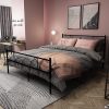 VECELO 18 Inch Metal Platform Bed Frame Twin Size Heavy Duty Support 3