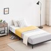 Full Metal Loft Bed Frame with Desk and Shelves for Kids and Teens 4