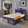 Velvet Full Size Bed Frame with Upholstered Headboard and Slat Support 4 Velvet Full Size Bed Frame with Upholstered Headboard and Slat Support 4