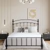 Idealhouse 14 Inch Metal Full Bed Frame with Storage and Support 4
