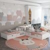 ZINUS Kellen Upholstered Scalloped Bed Frame Dark Grey Queen 4 ZINUS Kellen Upholstered Scalloped Bed Frame Dark Grey Queen 4