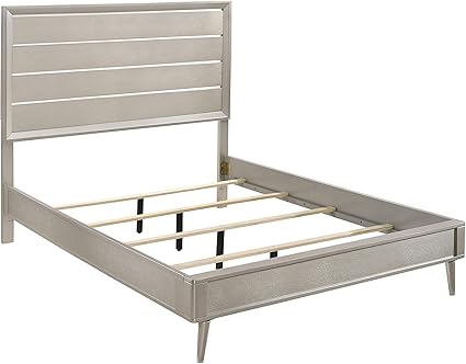 Ramon Modern Wood Queen Size Panel Bed Frame with 59-inch Headboard Ramon Modern Wood Queen Size Panel Bed Frame with 59-inch Headboard