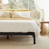 Heavy Duty Multi-Fit Bed Frame for Twin to Cal King in Coffee 4