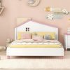 Adjustable Bed Frame Expands from Double to Queen King Size Black 4