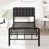 Twin XL Metal Bed Frame 14 Inch Platform with Steel Slat Support 4