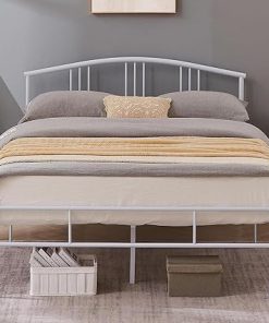 VECELO 14 Inch Queen Metal Bed Frame with Headboard and Easy Assembly
