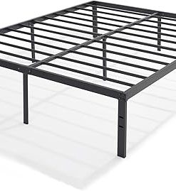 VECELO 16 Inch Queen Size Metal Platform Bed Frame with Heavy Duty Slats 2