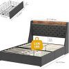 Twin Metal Bunk Bed with Trundle Can Split into Two Beds White 3