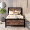 Heavy-Duty Twin Over Twin Bunk Bed with Ladder for Kids Adults 3