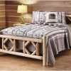 Castlecreek Diamond Cedar Log King Bed Frame with Headboard
