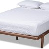 King Brown Bed Frame by Baxton Studio for Stylish Sleep Solutions