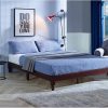Lida Farmhouse Metal Bed Frame with Under Bed Storage in Black 3