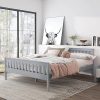 Lift Up Full Size Bed Frame with Storage and LED Headboard Charging Station 3