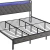 Sturdy Full Size Bed Frame with Headboard and 12.5 Inch Storage 3