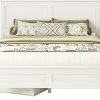 Queen Floating Bed Frame with Storage Headboard and Bookcase Design 3