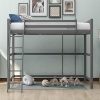Weehom Full Size Metal Bed Frame with Headboard and Under Bed Storage 4
