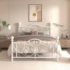 Upholstered Wooden Bed Frame with Headboard No Box Spring Required 3