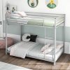 Modern Rattan Bed Frame with LED Lights Heavy Duty No Box Spring 3