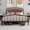 Alkmaar Queen Bed Frame with 4 Drawers and Rustic Wood Design 3