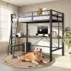Queen Velvet Floating Bed Frame with USB Ports and Backrests Beige 3