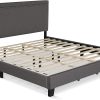 Alohappy Full Size LED Bed Frame with Outlets and Bookcase Headboard 4
