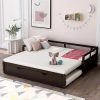 Twin Size Metal Bed Frame with Upholstered Headboard and Footboard 3