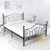 Park Avenue Eastern King Tufted Bed Vintage Wing Desert Sand Linen 4