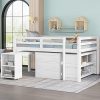 Harper Bright Designs Twin Daybed with Trundle Wooden Bed Frame 4