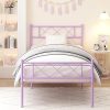 Merax Modern Tufted Queen Bed Frame with Wingback No Box Spring Gray 3 Merax Modern Tufted Queen Bed Frame with Wingback No Box Spring Gray 3