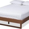 Durable 14 Inch Full Bed Frame Easy Assembly Non-Slip Support 3