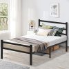 Full Size Pink Bed Frame with Bow-Knot Headboard Velvet Upholstered 3