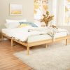 Lucia 14 Inch Solid Wood Queen Bed Frame No Box Spring Needed