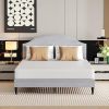 VECELO Twin Size Victorian Style Metal Bed Frame with Headboard 3