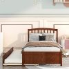 Modern Queen Size Murphy Bed Frame Gray Folding Wall Bed Cabinet 3