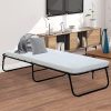 Twin Metal Platform Bed Frame with Headboard and Under Bed Storage 4