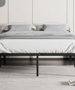 VECELO 16″ Queen Size Metal Platform Bed Frame with Heavy Duty Steel