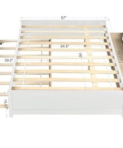 Harper Bright Full Platform Bed with Twin Trundle and Storage Drawers 2