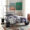 Giantex Modern Full Size Upholstered Bed Frame with Tufted Headboard 3