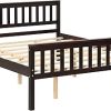 Heavy-Duty Twin Over Twin Bunk Bed with Ladder for Kids Adults 4
